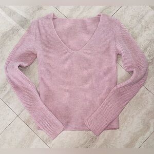 Shein Crop Top Ribbed Sweater